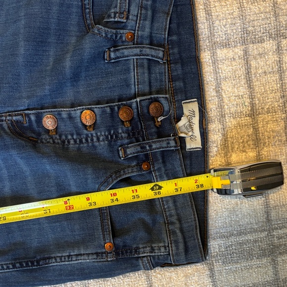 Madewell 10” High Rise Dark Blue Skinny Jeans - Picture 13 of 13